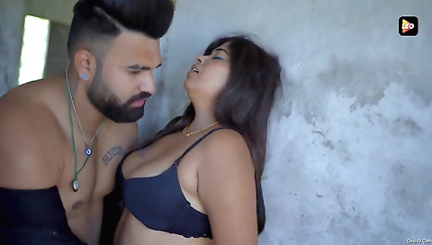 Big tits brunette babe with huge tits gets her ass pounded