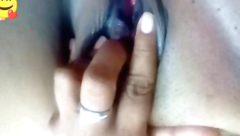 Busty girl gives a birthday gift to herself in her birthday party