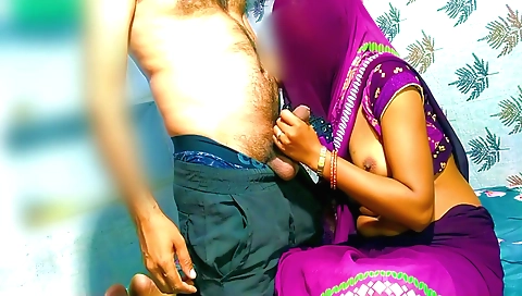 Hairy Indian wife with small tits gets fucked hard