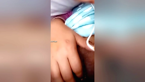 Sexy amateur indian girl with hairy pussy shows off