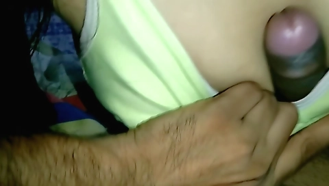 Indian teen gets a big dick in mouth in POV porn vid