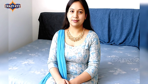 Hot brunette bahu and her boyfriend in a hot sex clip