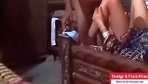 Sweet brunette and dude fuck and get naughty in a hot way