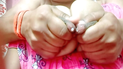 Indian girl in a hot and lustful step fantasy video