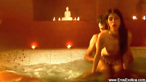 Sexy brunette gets herself into a lot of orgasms in a video