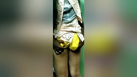Indian brunette solo video with me taking a look at myself
