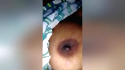 Solo brunette video call with a boyfriend in the car