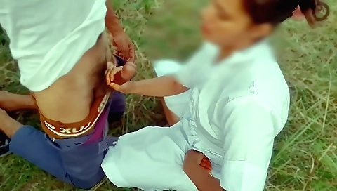 A horny guy in the nude fucks a horny Indian nurse