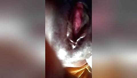 Indian girl plays with her hairy pussy and masturbates