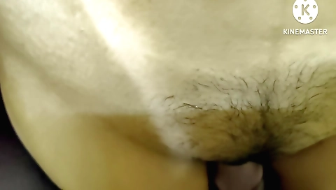 Hairy indian milf with a thick body gets fucked in the bedroom