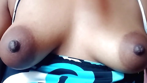 Indian brunette shows off her tits and pussy in homemade porn