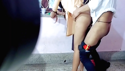Indian girl in a sexy outfit shows her tight pussy