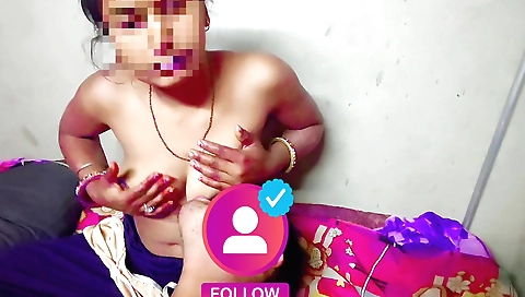 Indian pornstar in sexy outfit doing solo masturbation