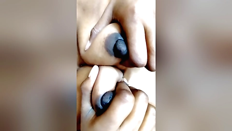 Indian woman seduces husband in hotel room with audio
