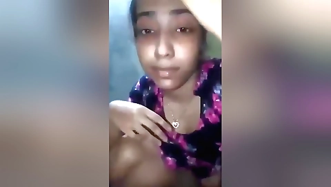 Slutty indian girl enjoys the bathroom and shows her pussy 2