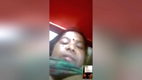 Indian girl is playing with a cock in her amateur porn