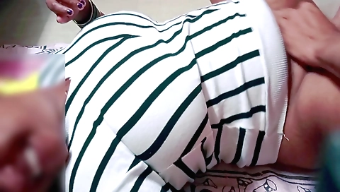 Indian wife enjoys her husband's thick dick inside