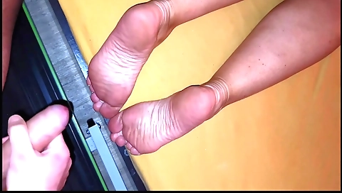 My stepparents feet are in fetish on my amateur film