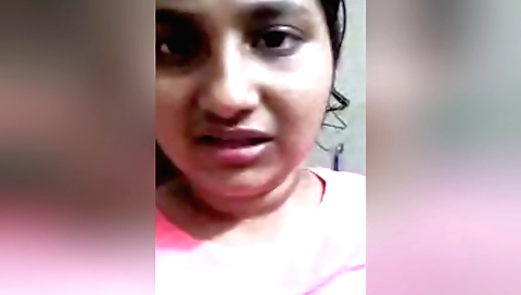 Indian brunette with big boobs is stretching on camera