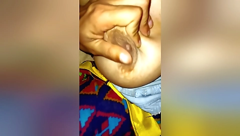 Busty indian amateur shows off her big breasts on camera