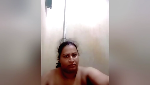 Slutty indian milf with big boobs shows off on camera