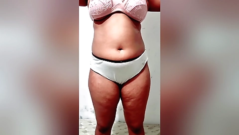Sexy wife dresses up for me to film her in amateur video