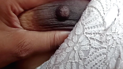 Desi wife having fun with husband while they are in their car