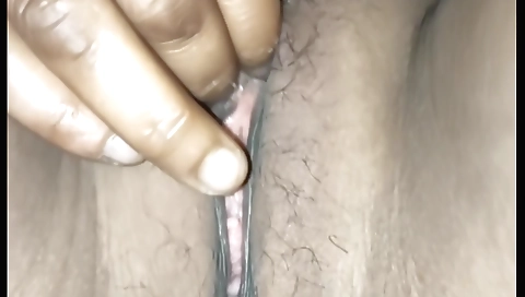Indian hairy girl with natural tits and hairy pussy sex