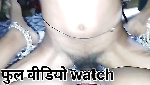 Indian hairy girl gives a funny blowjob to the guy