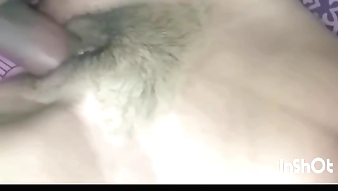 Amateur fetish video with hairy girl and stepbrother