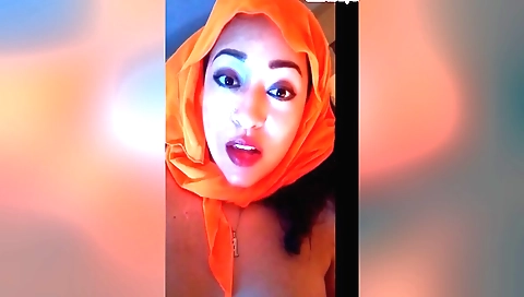 Hot brunette in a sexy outfit wants to be filmed on camera