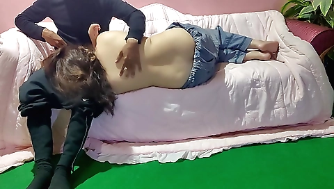 Indian slut gets fucked by her husband in the home
