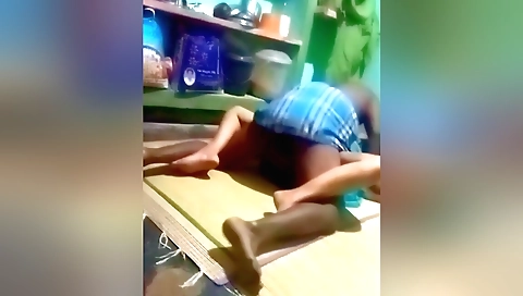 Indian girl is filmed in her village and she masturbates