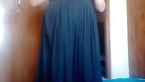 Busty chick with big boobs masturbates on web camera