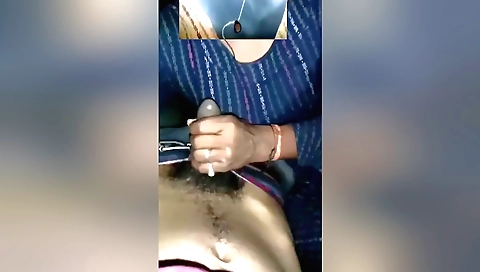Indian teen gets fingered and teased in homemade handjob