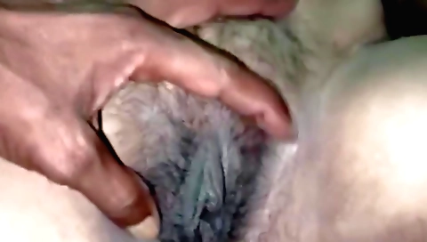 Indian wife with hairy body and a big ass and a hairy pussy