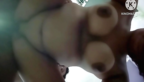 Indian brunette gets her pussy fucked by her stepson