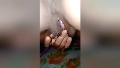 Indian solo female with hairy pussy and shaved pussy