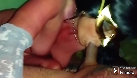 Indian wife with shaved pussy handjobs her husband