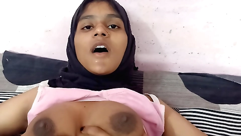 Indian amateur teen 18+ fetish clip with hairy pussy